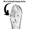Teng Tools 12" Plated, Serrated & Flat Power Grip Locking Pliers - 401-12F 401-12F - alternate 4